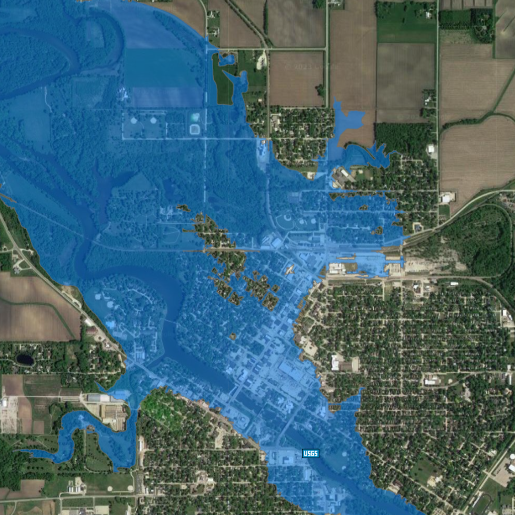 Charles City flood maps